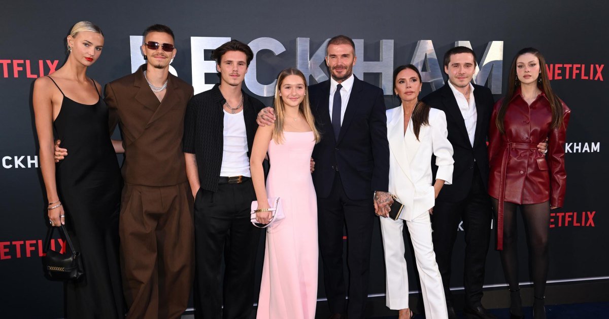 El drama de la familia Beckham a través de los años