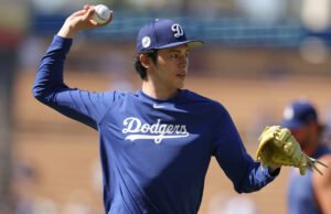 Roki Sasaki lanzó 2, sus 100 mph a cambio de Dodgers como levantador