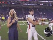 Selvagem New Atlanta Falcons Kicker admite que no sabe el nombre de su compañero de equipo en la televisión en vivo