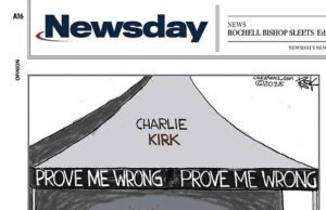 Journal in Deep Red Trump Country se disculpa por imprimir dibujos animados por Charlie Kirk