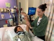 El niño al aire libre, de 14 años, se paralizó después de romperse el cuello en tres lugares durante el primer partido de fútbol de la escuela secundaria