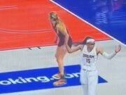 Los fanáticos de la fiebre de Indiana expulsaron del juego de playoffs después de dejar la estrella de la WNBA temblando en el intercambio de la cancha.