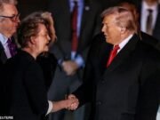 Encantado de conocerte Donald …. Ahora, ¡olvida todo lo que he dicho! Cómo Yvette Cooper recibió calurosamente a Trump en su visita en el Reino Unido después de llamarlo “ignorante” y “peligroso”