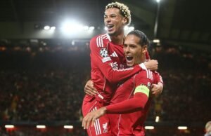 Liverpool vs Atletico Madrid Champions League Reporting: Virgil Van Dijk salva a los Rojos en la segunda mitad de tiempo de detención, después de que el equipo de Arne Slot inicialmente despertó una ventaja de dos goles