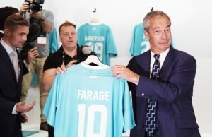High School High School sobre el plan para dar la camisa ‘Farage 10’ de Reform UK como premio de ensayo en el medio del contrapeso