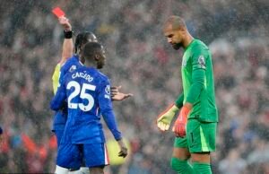 Robert Sánchez rompe su silencio con una declaración de 21 palabras después de la tarjeta roja de Chelsea Star contra Man United