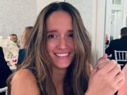 Girlfriend of the California Propietario de negocios que arruinó la carrera de sus socios en los comentarios de Charlie Kirk Double en una declaración de video