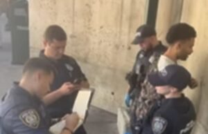 La escritora de televisión negra golpeó al oso dijo que la anciana blanca tenía policías para tenerla por poner los pies en el tren