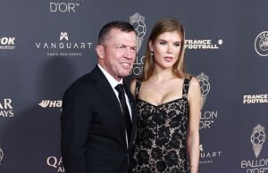 La leyenda del fútbol Lothar Matthaus, de 64 años, toma una novia de 26 años en Ballon d’Or Ceremony