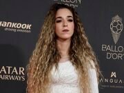 La viuda de Diogo Jota asiste a la ceremonia de globo de oro por el homenaje emocional a la estrella de Liverpool después de su muerte