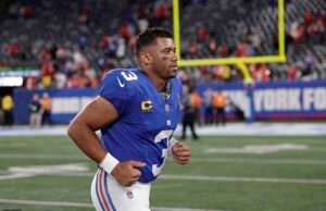 Russell Wilson es puesto en el banco por los Gigantes con el recluta Jaxson Dart para comenzar contra los cargadores