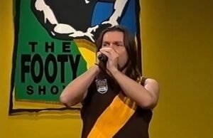 Rompió el sincero homenaje de Eddie McGuire después de la muerte de The Legend of the Football Show