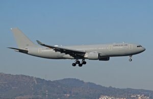 Rusia temía haber golpeado el avión de la Fuerza Aérea española con un ataque de GPS después de un vuelo a Lituania que lleva al Ministro de Defensa que sufre de “perturbación” electrónica electrónica