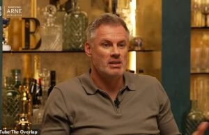 “ ¡Esto no es cierto! ”: Jamie Carragher desmantela el extraño discurso de Mikel Arteta sobre el Arsenal que tiene el portero más atacante en la liga ” Línea por línea mientras degenera la mano de la mano en la mano