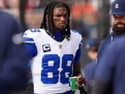 Cowboys WR Ceedee Lamb fue excluido por los osos con una lesión en el tobillo