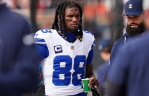 Cowboys WR Ceedee Lamb fue excluido por los osos con una lesión en el tobillo