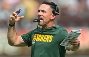 Matt Lafleur de los Packers no estaba satisfecho con la conversación invicta del equipo