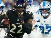 Derrick Henry entrena después de un escape costoso en la pérdida de cuervos