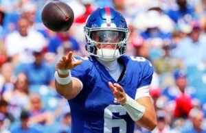 Fuentes: Giants to Bench QB Russell Wilson, comienza Jaxson Dart