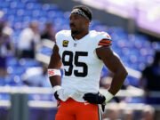 Myles Garrett después de que Browns permita 31 puntos en la segunda mitad en la derrota ante los Cuervos: “Esta mierda es vergonzosa”