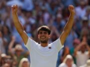 Wimbledon 2025: Carlos Alcaraz pelea frente a Taylor Fritz para llegar a la tercera final consecutiva