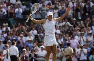 Lista de grabaciones establecidas de Swiatek al ganar el título de Wimbledon 2025