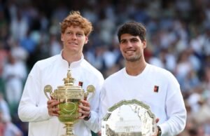Ranking de ATP después de Wimbledon 2025: Sinner, Alcaraz continúa ocupando los dos primeros lugares