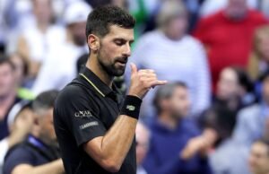 Papá Daing Djokovic Conlient Use el choque medeifinal abierto abierto con Alcaraz después de la victoria sobre Fritz