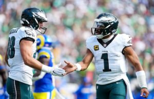 Girants y perdedores de la NFL: los Eagles escapan con Rams, pero las preguntas persistirán