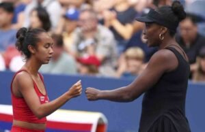 Fernández do Canadá, Venus Williams disparó en parejas por la semilla superior en US Open