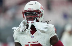 Las dificultades de Marvin Harrison Jr. continúan, cuando deja caer un pase que se intercepta