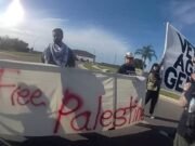 5 arrestados durante la demostración pro-palestina cerca de la base de la Fuerza Aérea MacDill