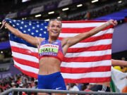 Anna Hall se convierte en la primera campeona del mundo estadounidense en heptatlón de Jackie Joyner-Kersee