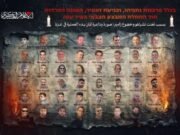Hamas publica una foto de archivo de los 48 rehenes restantes, etiquetándolos cada uno como “Ron Arad”