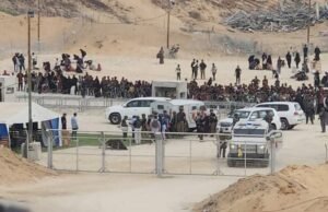 Una pandilla de ciclistas islamofóbicos contratados para mantener los sitios de distribución de ayuda en Gaza