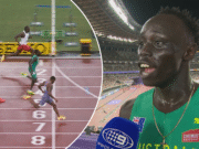 Al adolescente australiano le faltan 200m final, termina cuarto en semi con 20.36 segundos, video