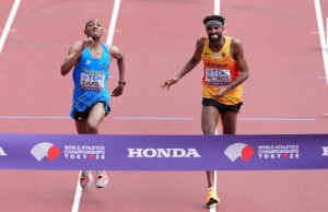 2025 Campeonato mundial de atletismo: finalización de fotos requerida para coronar Alphonce Felix Simbu como ganador del maratón masculino