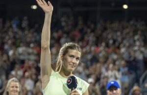 Bouchard ofrece una despedida al tenis con rendimiento de regreso en el Banco Nacional de la Ciudad del Hogar Abierta