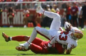 Christian McCaffrey toma ritmos contra los Cardenales, pero los 49ers prevalecen