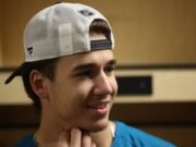 Michael Misa de San Jose Sharks, Sam Dickinson impresionó a Ryan Warsofsky