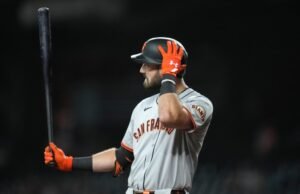 Bryce Eldridge de SF Giants que muestra señales prometedoras a pesar de su aparición
