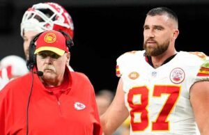 Travis Kelce y Andy Reid calientes intercambios en “Sunday Night Football”