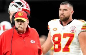 Andy Reid reconoce que Travis Kelce está “frustrado”, aborda las explosiones