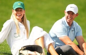 Rory McIlroy golpea la Copa Ryder después de que una bebida golpea a su esposa Erica Stoll