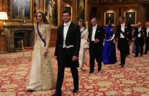 Despreciado? Tiffany Trump camina después de que su esposo, Kate Middleton, en el banquete