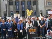 “ Jimmy Kimmel Live ” Hollywood Rally exhort Disney no se inclina ante Trump