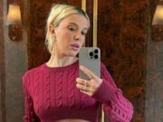 Millie Bobby Brown pone los abdominales expuestos en el atuendo de la colección de bares