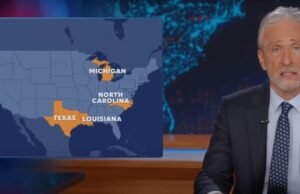 Jon Stewart golpea a los medios por jugar el juego de la culpa después de los tiros masivos
