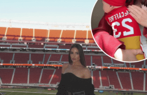 Olivia Culpo trae un bebé de 2 meses a su primer juego 49ers