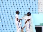 India a VS Australia Un día 3 en vivo Día 3, 1ª Prueba no oficial: IND-A 350/4; Jurel, puntaje de Padikkal